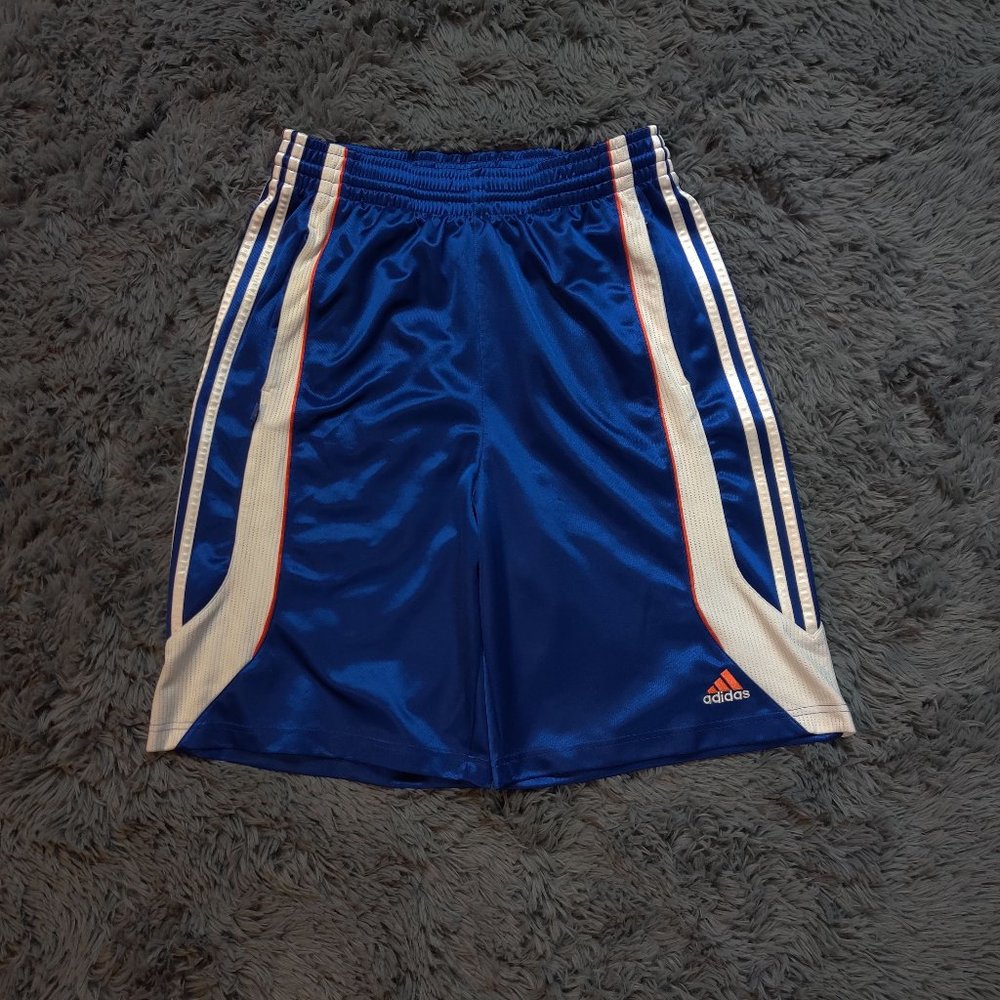 Adidas 07 Blue and Orange Basketball Shorts